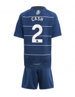 Aston Villa Matty Cash #2 Tredjedraktsett Barn 2024-25 Korte ermer (+ bukser)